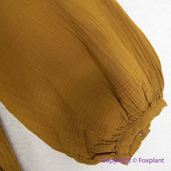 NEW Madewell Lightspun Colette Mini Dress, color:‎ gold. plus size 18W - Picture 8 of 16